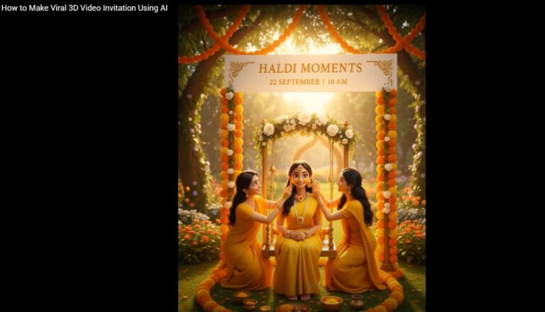 Create Stunning 3D Wedding Video Invitations with AI 8 Create Stunning 3D Wedding Video Invitations with AI